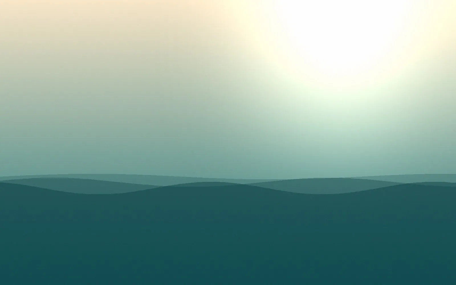 Warm illustration of a coastline at dusk